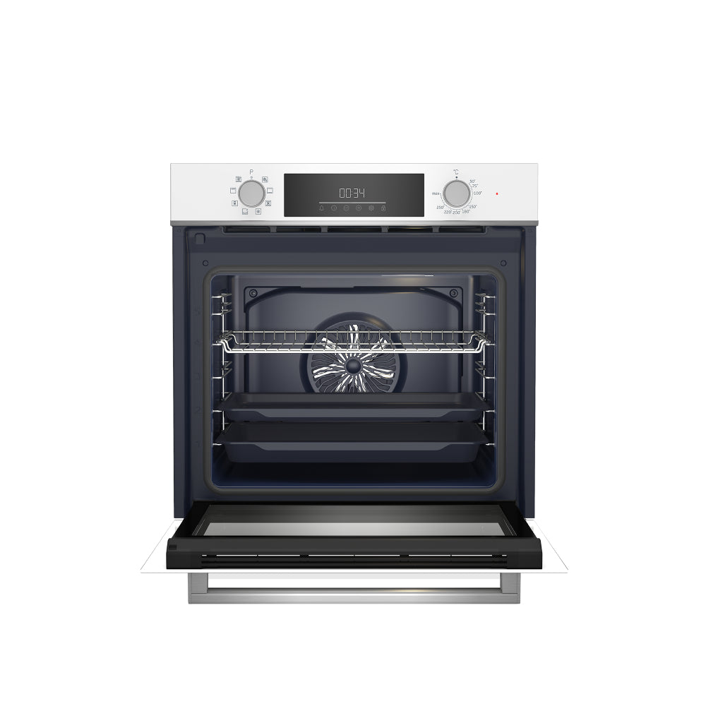 Beko Built-In Electric Oven 60 Cm 72 Liters Digital White BBIM17300WD. Beko Built-In Electric Oven 60 Cm 72 Liters Digital White BBIM17300WD.